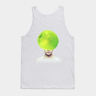 Apple head portrait Tank Top